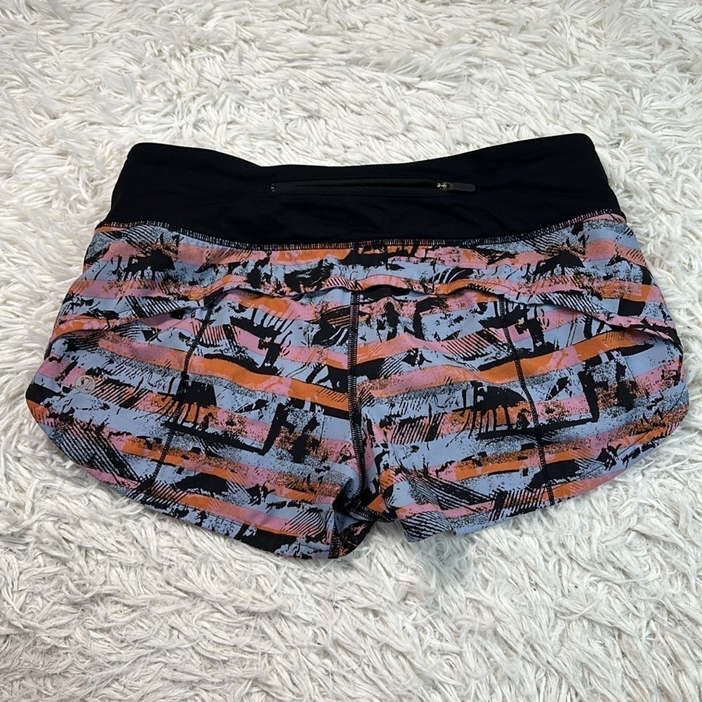 Lululemon Speed Up Short *2.5" Inversion Multi / Black - Picture 4 of 6